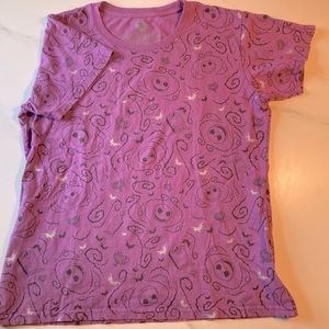 Disney Nightmare Before Christmas purple XL shirt